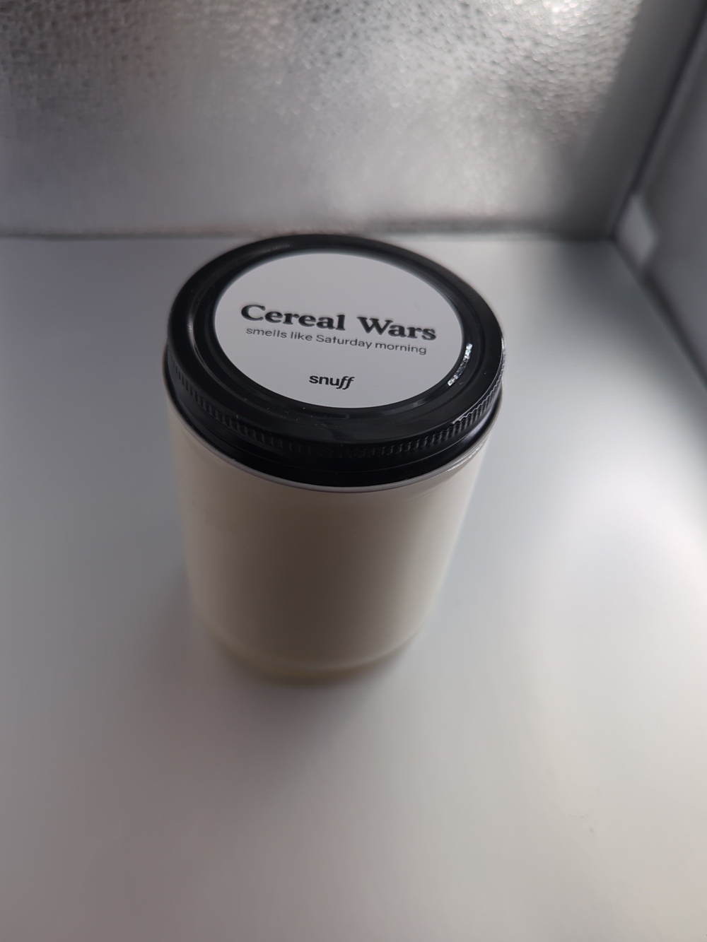 Cereal Wars Scented Candle - Cream